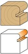 CMT 86153211 Corner Beading Bit 12Inch Shank 18Inch Radius CarbideTipped