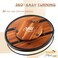 TIDITA 13 Acacia Lazy Susan Turntable for Countertop  Wooden Lazy Susan Rotating for Table  Wood Organizer Storage Food Bin Container for Kitchen Pantry Fridge Cabinet Steel Frame 13 inch