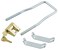 Shoreline Marine UBolt Spare Tire Carrier WLock Brackets  Lock