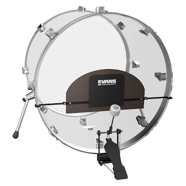 Evans Soundoff Drum Mute Pads  Drum Pads for Acoustic Drum Sets  Drum Mutes Pack  For Bass Drums  Great for Silencing Drum Kits to Practice  Fits 1826 Bass