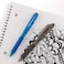 Pentel WOW Retractable Ballpoint Pens Medium Line Black Ink 5 Pack BK440BP5A