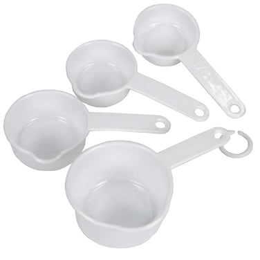 Chef Craft Select Measuring Cup Set 14 13 12 and 1 cup White
