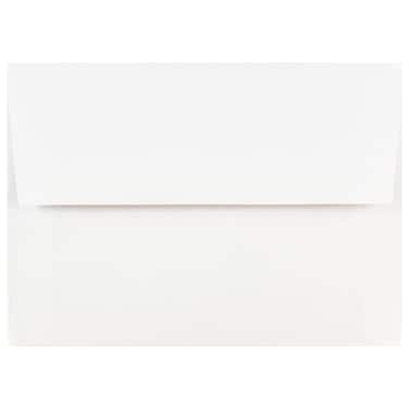 JAM PAPER A7 Invitation Envelopes  5 14 x 7 14  White  50Pack