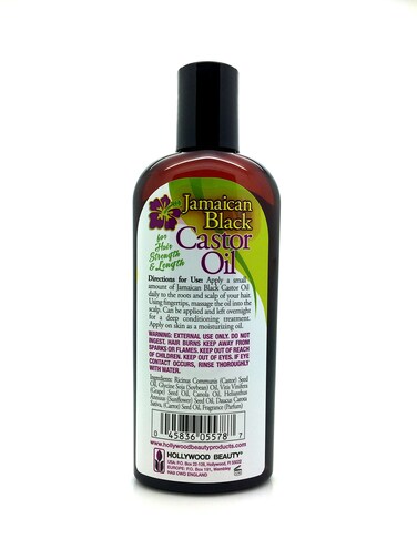 Hollywood Beauty jamaican black castor oil 8 fluid ounce Black 8 Fl Oz