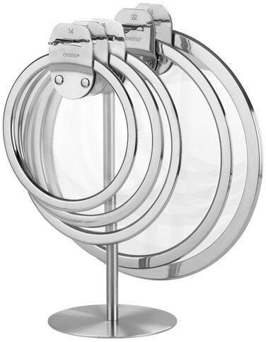 Cristel Strate Lid Holder Silver