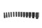 GENIUS TOOLS 13PC 12 Dr SAE Deep Impact Socket Set CRMo  CM031 CD413S