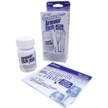 Armour Glass Etching Cream Carded28Ounce