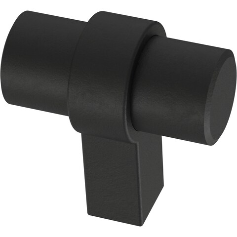 Franklin Brass Simple Wrapped Bar 10Pack Cabinet Knobs Matte Black Drawer Knobs Kitchen Cabinet Knobs for Dresser Drawers Pulls and Knobs 114 Closet Door Knobs P46648KFBB