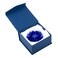 Amlong Crystal 3 Inch Sapphire Blue Crystal Lotus Flower Feng Shui Home Decor with Gift Box