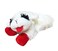 Multipet Mini Lamb Chop Officially Licensed Plush Squeak Pet Toy White 10