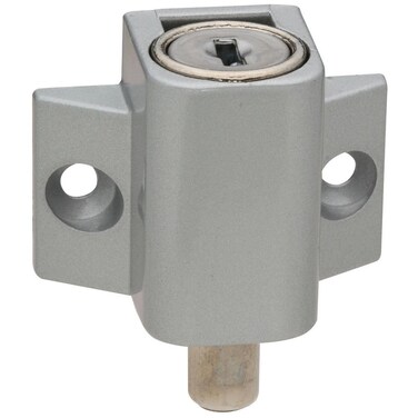 National Hardware N245969 VKA815 Keyed Patio Door Lock in Aluminum