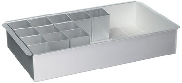 NY Cake Novelty Alphabet Cake Pan Set 15 14 x 8 12 x 2 18 Silver