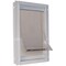 Ideal Pet Products Deluxe Aluminum Pet Door with Telescoping Frame Medium 7 x 1125 White