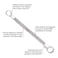 Sunex 9950 SAE Double Box Wrench Set 5 Piece