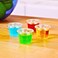 1 oz Containers with Lids  Disposable Plastic Jello Shot Cups  Small Clear Plastic Condiment Cups For Sauce Souffle Salad Dressing Portion Control Pack of 100
