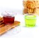 1 oz Containers with Lids  Disposable Plastic Jello Shot Cups  Small Clear Plastic Condiment Cups For Sauce Souffle Salad Dressing Portion Control Pack of 100
