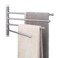 KES Swivel Towel Rack Bathroom Swivel Towel Bar Swing Out Towel Holder 4Arm Multiple Towel Rack 138 Inch Space Saving SUS 304 Stainless Steel Wall Mount Brushed Finish A2102S42
