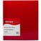 JAM PAPER Plastic 1 inch Binder  Red 3 Ring Binder  Sold Individually