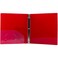 JAM PAPER Plastic 1 inch Binder  Red 3 Ring Binder  Sold Individually