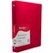 JAM PAPER Plastic 1 inch Binder  Red 3 Ring Binder  Sold Individually
