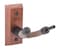 String Swing CC01VBW Hardwood Home  Studio Wall Mount Violin Hanger  Black Walnut