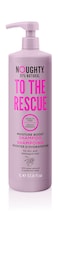 Noughty 97 Natural To The Rescue Moisture Boost Shampoo to Gently Cleanse and Replenish Lost Moisture with Sweet Almond and Sunflower Seed Sulphate Free Vegan Haircare 1L