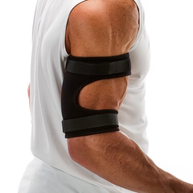 ChoPat BicepTricep Cuff Compression Brace for BicepTricep Tendonitis Weight Lifting Strains and Inflammation XLarge Made in the USA