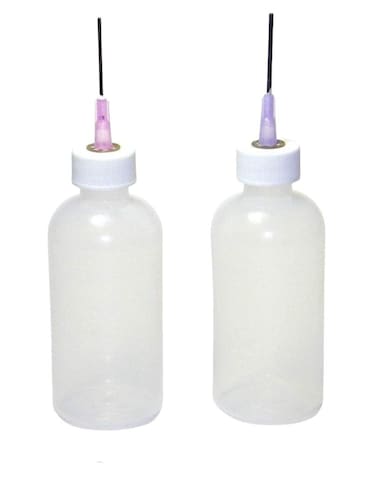 Gaunt Industries HYPO49 HYPO65 Underglaze  Mixed Media Applicator Set of 2Ceramic Slip Trailer Set HYPO65Clay Art Decorating Kit Translucent Botttle 2 Pack