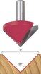 Freud 20120 2 Dia 90 V Grooving Bit with 12 shank 278 overall length