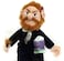 Vincent Van Gogh Doll  11 Soft Stuffed Plush Little Thinker  Toy for Kids or Adults