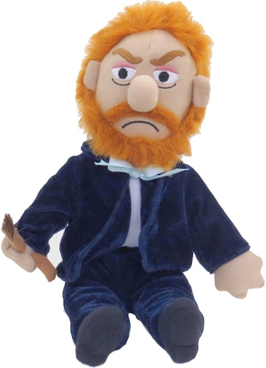 Vincent Van Gogh Doll  11 Soft Stuffed Plush Little Thinker  Toy for Kids or Adults