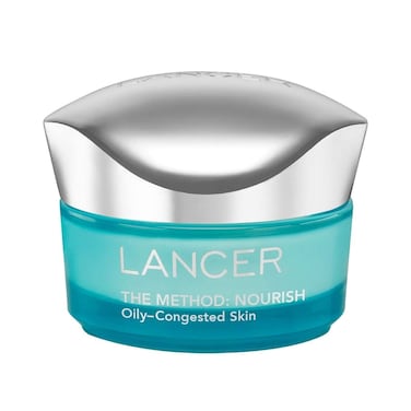 Lancer Skincare The Method Nourish Womens AntiAging Moisturizer with Hyaluronic Acid Daily Face Moisturizer Oily or Congested Skin
