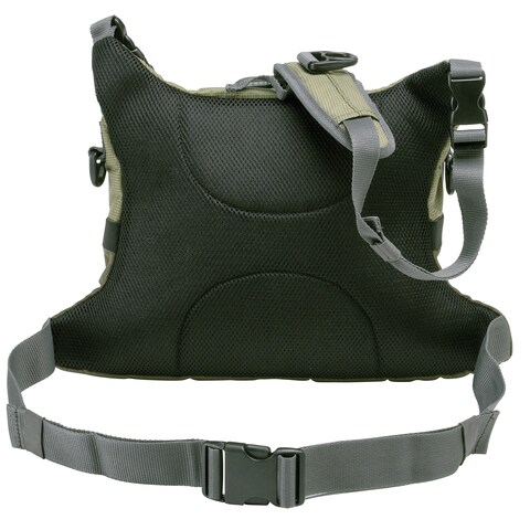 Allen Company Fall River Fly Fishing Chest Pack  Fits up to 6 TackleFly Boxes and Other Accessories  Olive