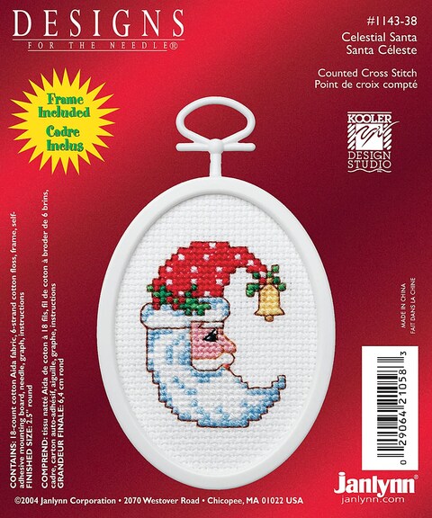 Janlynn 211058 Let it Snow 214 by 234Inch Counted Cross Oval Stitch Kit Mini