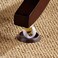 SoftTouch 1 1116 Round Furniture Caster Cups for Carpet or Durable Hard Floors Brown 4 Count