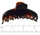 Parcelona French Boss Thin and Narrow Medium Tortoise Shell Covered Spring Jaw Hair Claw Clip Clutcher Clamp