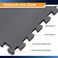 Marcy Interlocking Waterproof Flooring Mat for Exercise Equipment  Accessories MAT20Black