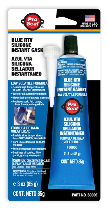 Pro Seal RTV Silicone Sealant3 oz TubeBlue