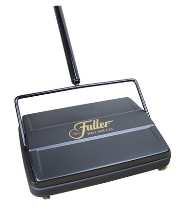 Fuller Brush 17027 Carpet  Floor Sweeper Mini Stick Cleaner For Hardwood Surfaces Wood Floors Laminate Tile Small  Portable For The Home Or Office  Cleans Dust Pet Hair Electrostatic  Silent