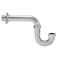Eastman 114Inch 22Gauge Thick PTrap with Flange for Tubular Drain Applications Brass Plumbing Fitting Polished Chrome 35002