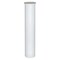 EZFLO 112 Inch x 8 Inch Flanged Tailpiece Direct Connection for Tubular Drain Applications White Polypropylene 35351