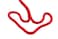 SEACHOICE DoubleBraid Nylon Dock Line 38 x 15 39721 Red