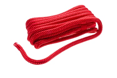 SEACHOICE DoubleBraid Nylon Dock Line 38 x 15 39721 Red