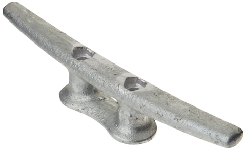 Dock Edge 2810F Dock Cleat 10 Galvanised Silver
