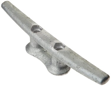 Dock Edge 2810F Dock Cleat 10 Galvanised Silver