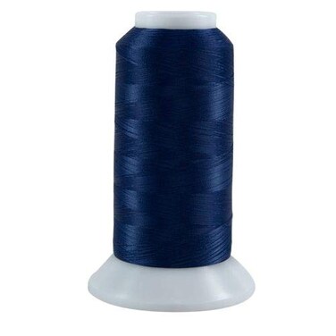 Superior Threads Bottom Line 2Ply 60Weight Polyester Embroidery Quilting Sewing Thread  3000 Yard Cone 635 Medium Blue
