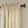 Eclipse Canova Thermal Insulated Single Panel Rod Pocket Darkening Curtains for Living Room 42 in x 63 in IVORY