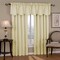 Eclipse Canova Thermal Insulated Single Panel Rod Pocket Darkening Curtains for Living Room 42 in x 63 in IVORY