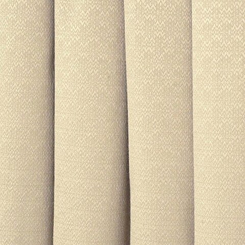 Eclipse Canova Thermal Insulated Single Panel Rod Pocket Darkening Curtains for Living Room 42 in x 63 in IVORY