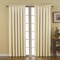 Eclipse Canova Thermal Insulated Single Panel Rod Pocket Darkening Curtains for Living Room 42 in x 63 in IVORY